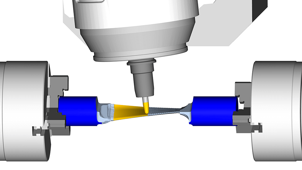 5-Axis sim Blade Finishing